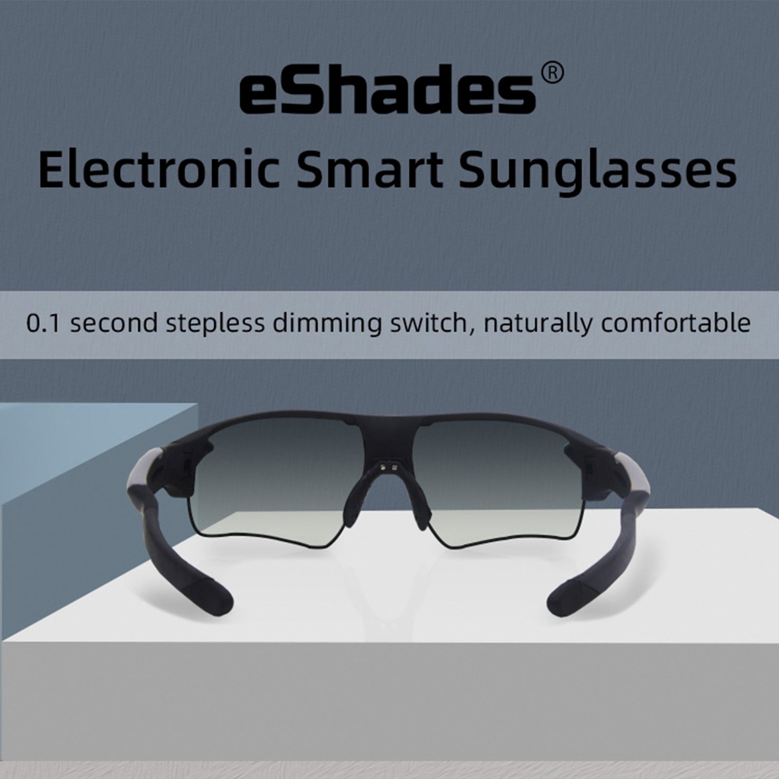 TOPO Smart LCD Tinting Sunglasses Automatic Dimming Function Premium wayfarers packed with tech and breakthrough lens technology