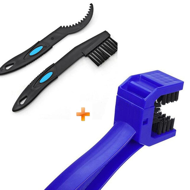Portable Bicycle Chain Cleaner Bike Brushes Scrubber Wash Tool Mountain Cycling Cleaning Kit Outdoor Accessory