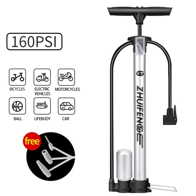 Bicycle Pump Super Hand Air Pump Electric Bike Tire Inflator Schrader – Rymic UK Bicycle Pump Super Hand Air Pump Electric Bike Tire Inflator Schrader – Rymic UK