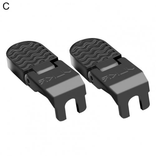 1 Pair Black CNC Aluminum Alloy Motorcycle Motor Bike Folding Footrests Footpegs Foot Rests Pegs Rear Pedals Set Bicycle Parts