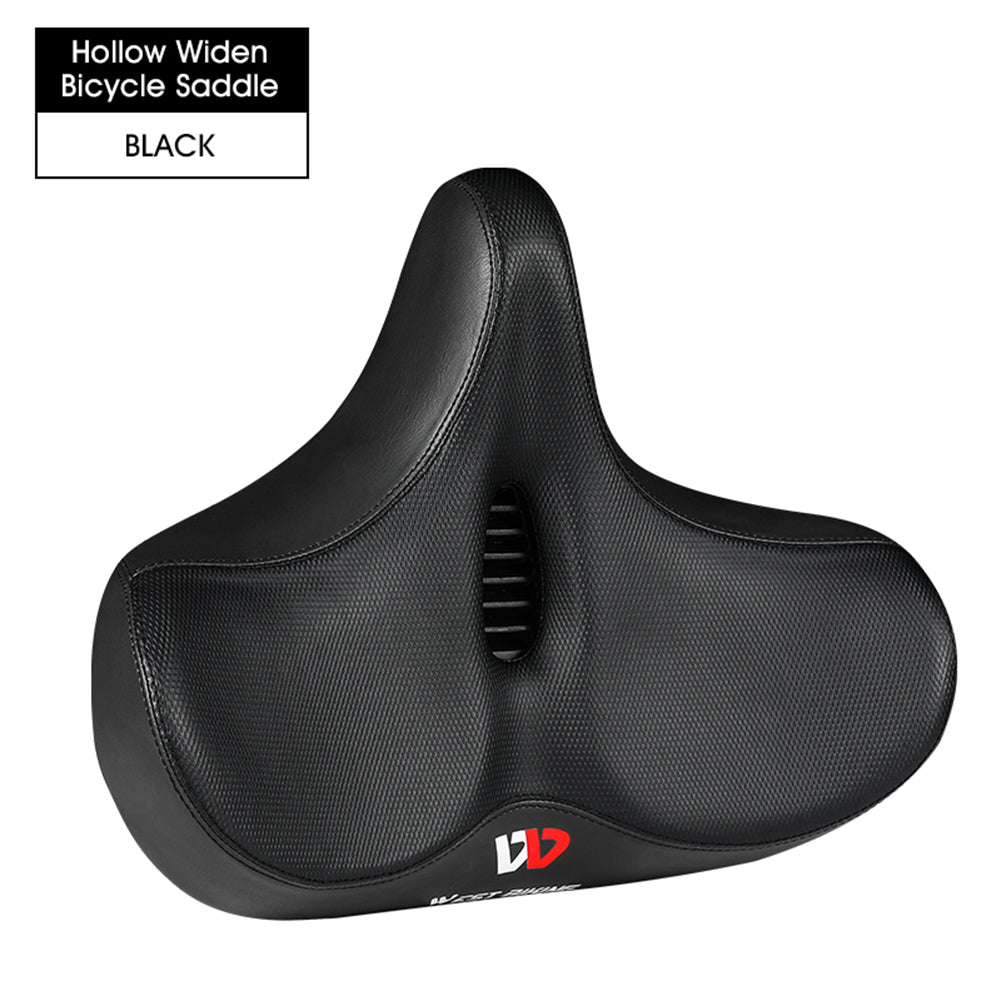 MTB Bicycle Saddle Seat Big Butt Bicycle Road Cycle Saddle Mountain Bike Gel Seat Shock Absorber Widen Comfortable Accessories